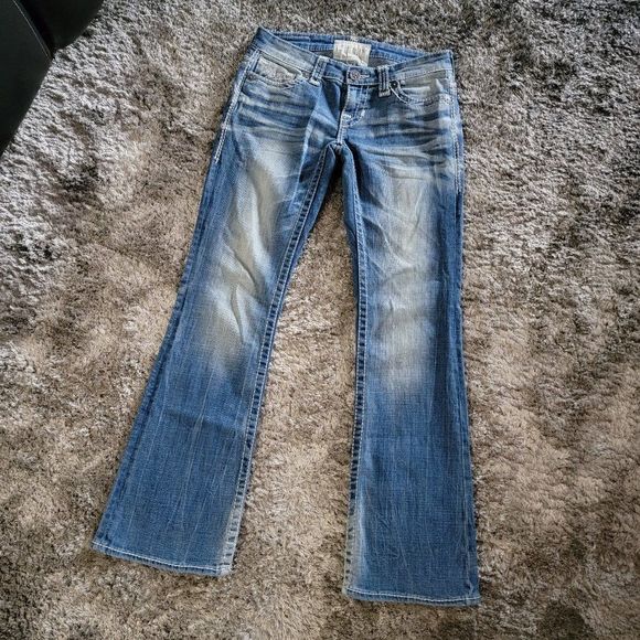 Big Star Denim - Women's Big Star Street Flare Boot Cut Denim Blue Jeans Size 27
